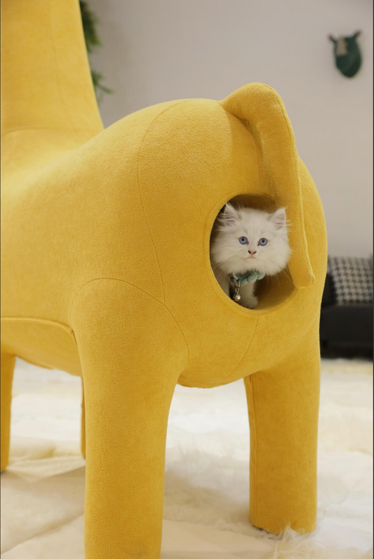 2Meters Giant Giraffe Cat Tree - Luxury Pet Nest & Climbing Tower