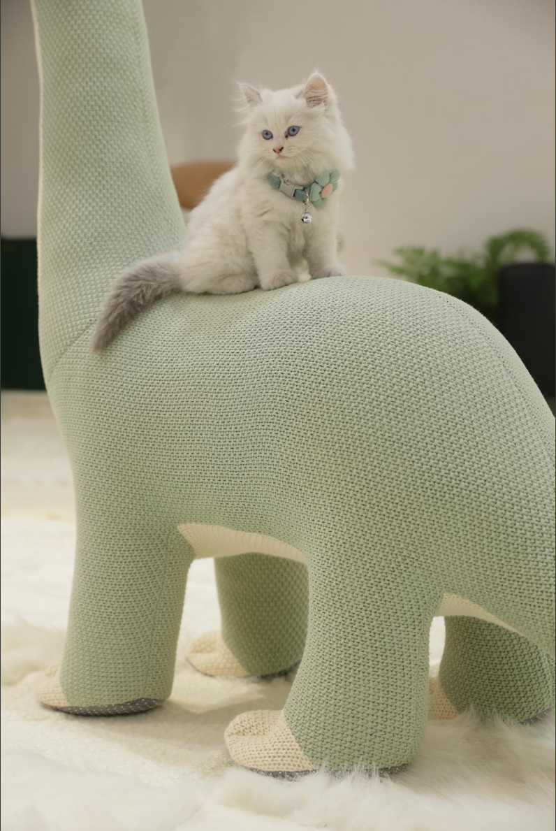 1.1M Brachiosaurus pet friendly furniture