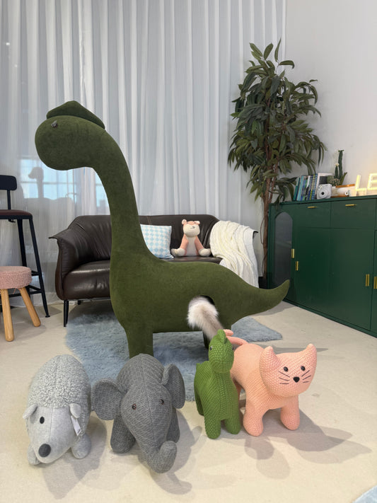 1.25Meters Dinosaur Cat Tree with Cave-Pet Friendly Furniture