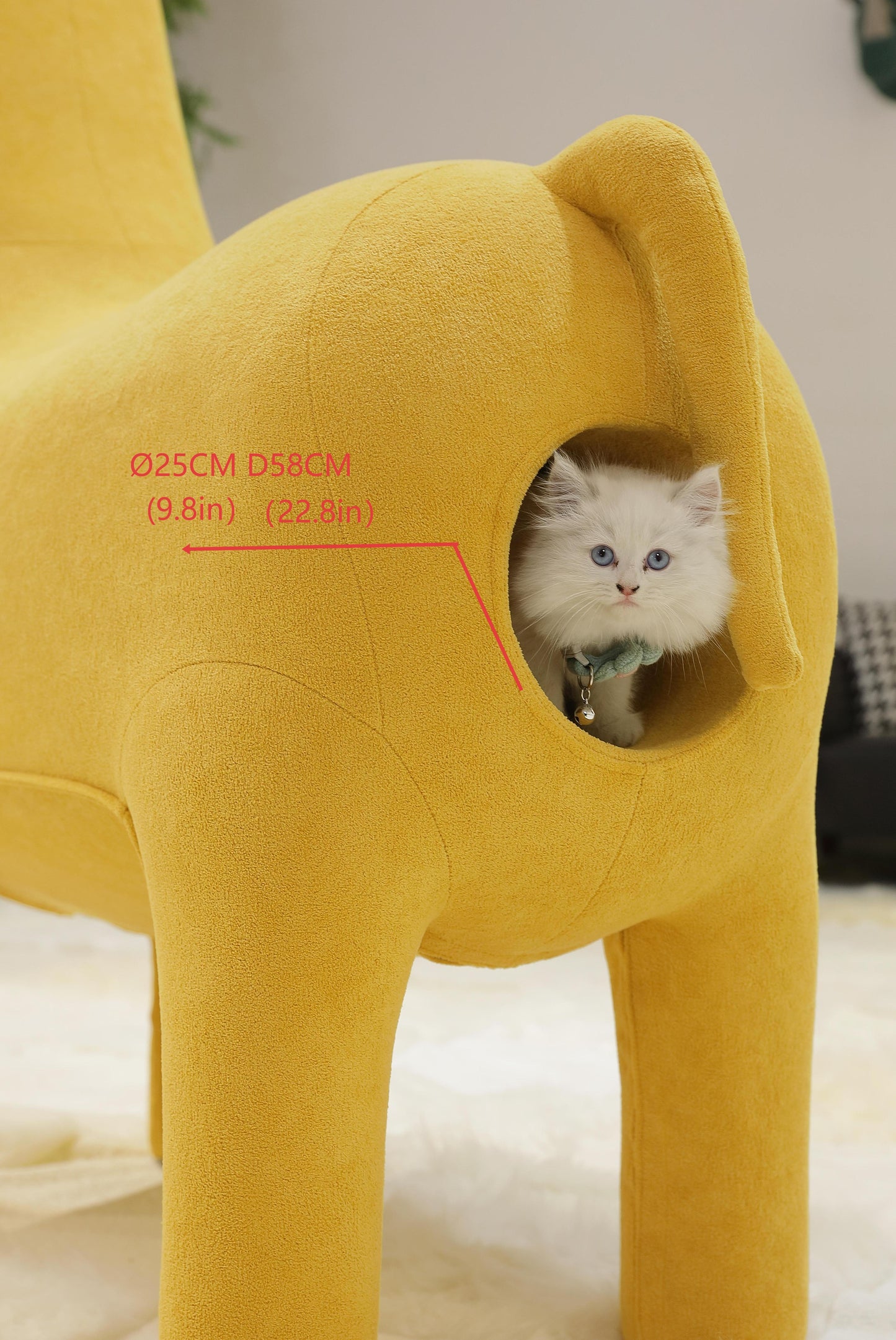 2Meters Giant Giraffe Cat Tree - Luxury Pet Nest & Climbing Tower