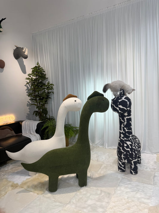 1.25Meters Dinosaur Cat Tree with Cave-Pet Friendly Furniture