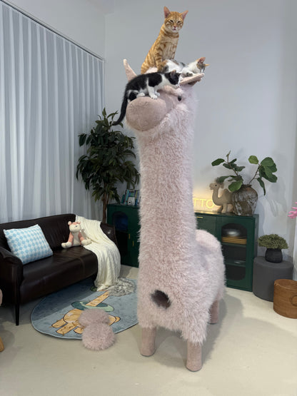 2Meters Luxury Alpaca-Fabric Cat Tunnels & Cat Trees – Premium Pet Furniture