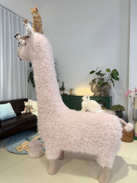 2Meters Luxury Alpaca-Fabric Cat Tunnels & Cat Trees – Premium Pet Furniture