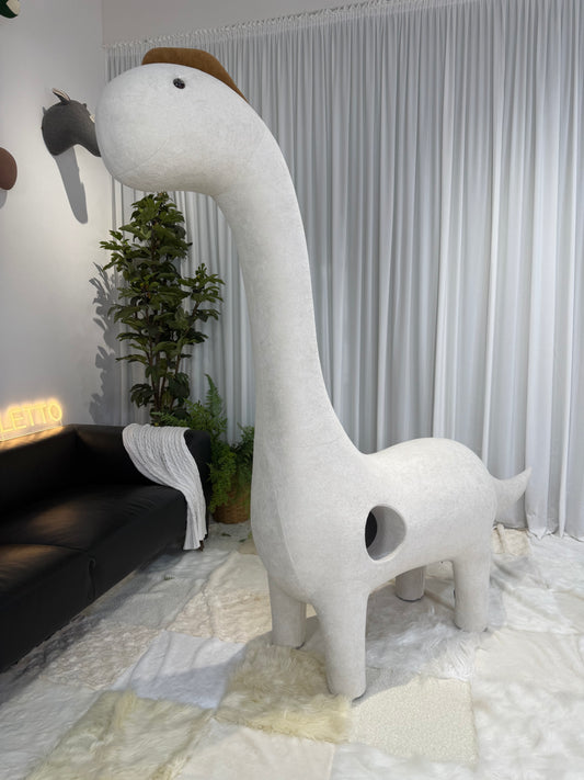 Upgraded anti - cat scratch-2Meters Giant Dinosaurs with Cat Nest-LettoDen Cat tree