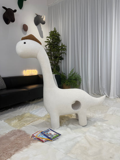 Upgraded Anti - Cat - Scratch 1.25m Dinosaur - style Cat Tree with Tunnel - LettoDen