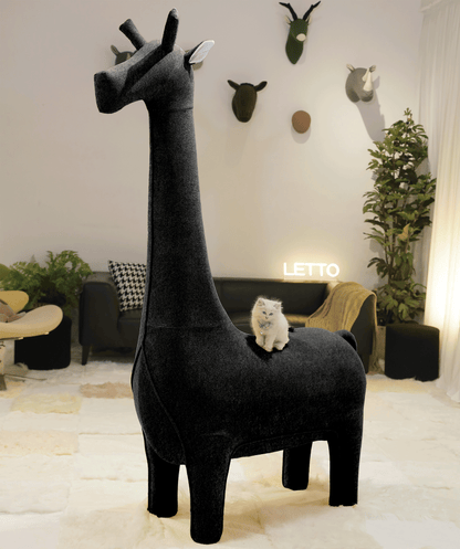 LettoDen 2M Giant Giraffe Cat Tree - Luxury Premium