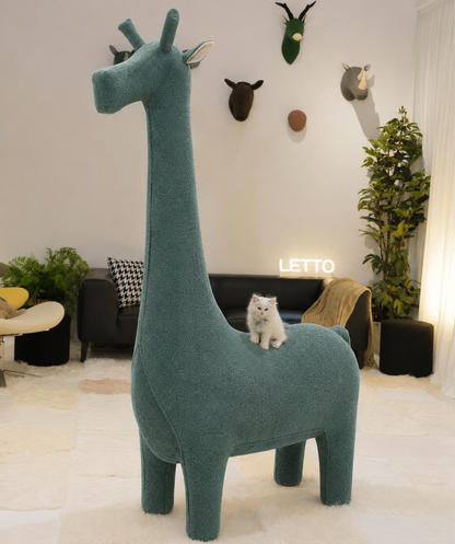 LettoDen 2M Giant Giraffe Cat Tree - Luxury Premium