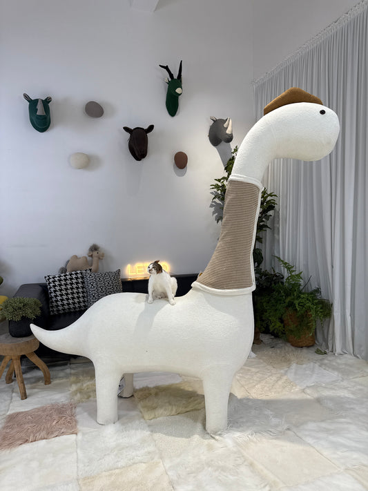 2-Meter Tall Luxury Dinosaur-Themed Cat Tree – High-Quality Pet-Friendly & Disassemblable