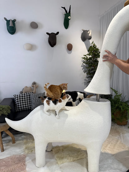 2-Meter Tall Luxury Dinosaur-Themed Cat Tree – High-Quality Pet-Friendly & Disassemblable