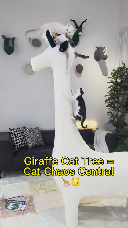 2 Meters Tall Luxury Giraffe - themed Cat Tunnels & Cat Trees – Premium Pet Furniture