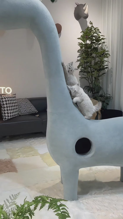 2Meters Giant Dinosaurs with Cat Nest-Pet Friendly Furniture